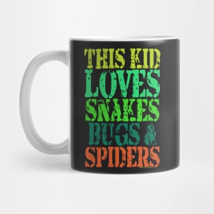 This kid loves bugs! Mug